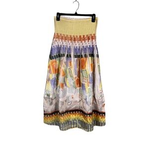 Lapis Womens Bohemian Maxi Skirt One Size Beachy Festival Artsy Fairy Coastal